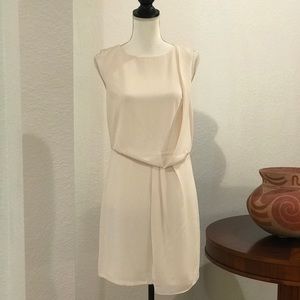 🔥🔥Halston Mock Drape Front Crepe Dress